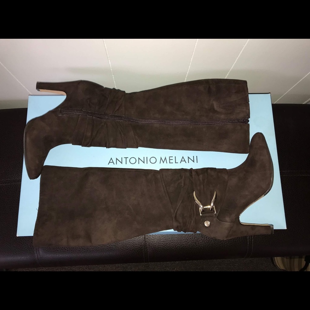 Brown suede Leather Antonio Melani Boots